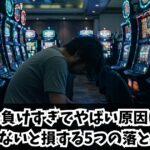 スロット負けすぎてやばい原因はコレ！知らないと損する5つの落とし穴