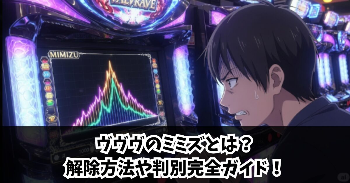 ヴヴヴのミミズとは？解除方法や判別完全ガイド！