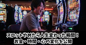 スロットやめたら人生変わった瞬間！お金・時間・心の変化を公開