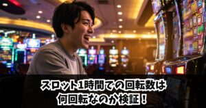 スロット1時間での回転数は何回転なのか検証！