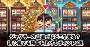 ジャグラーの台選びはどこを見る？初心者でも勝率を上げるチェックポイント8選