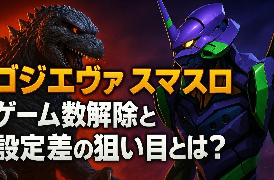 【ゴジエヴァ スマスロ】ゲーム数解除と設定差の狙い目とは?