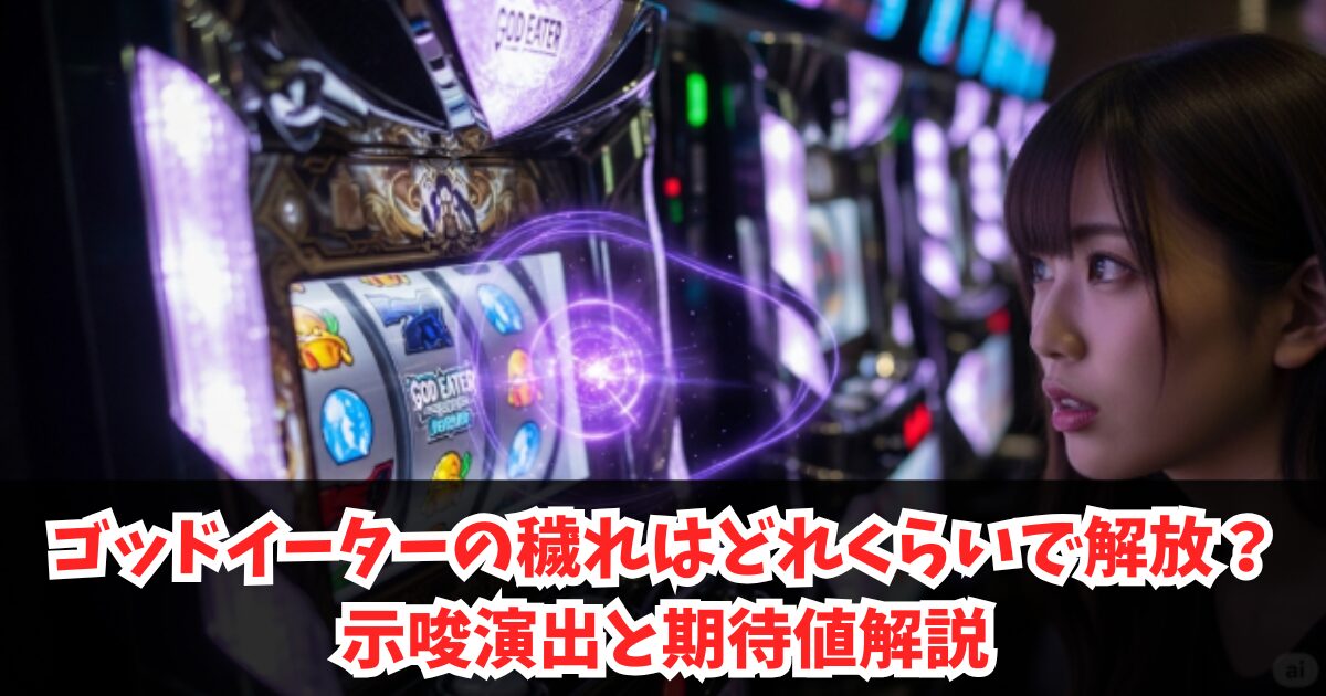 ゴッドイーターの穢れはどれくらいで解放?示唆演出と期待値解説