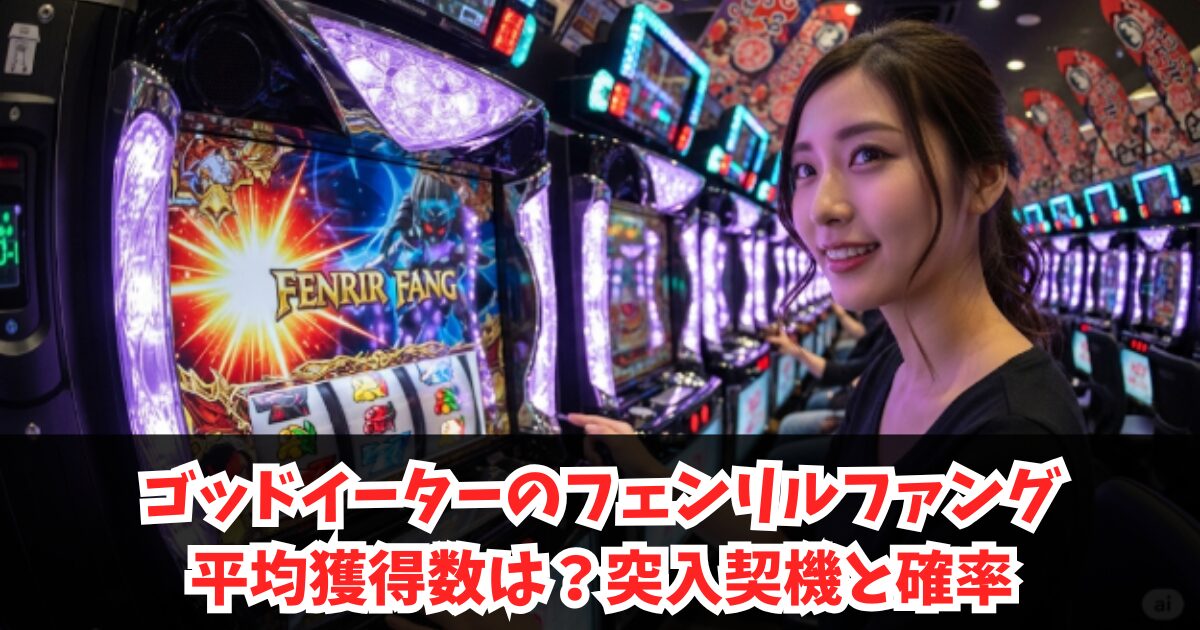 ゴッドイーターのフェンリルファング平均獲得数は？突入契機と確率