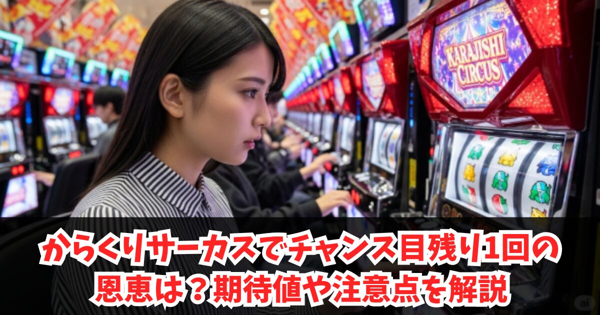 からくりサーカスでチャンス目残り1回の恩恵は?期待値や注意点を解説