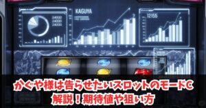 かぐや様は告らせたいスロットのモードC解説！期待値や狙い方