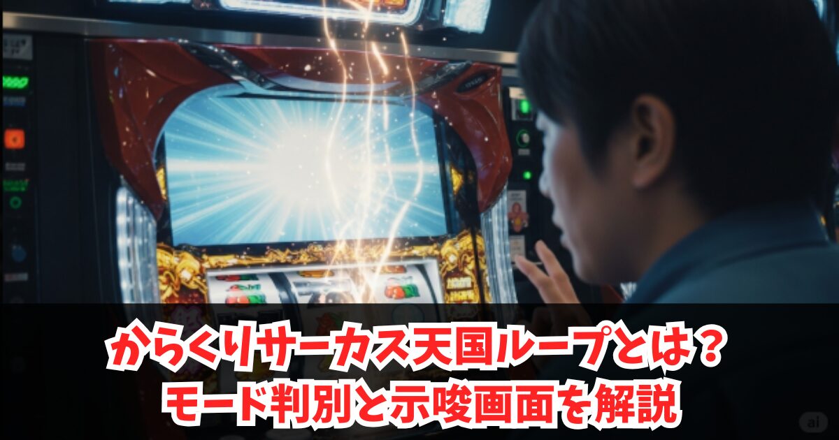 からくりサーカス天国ループとは?モード判別と示唆画面を解説