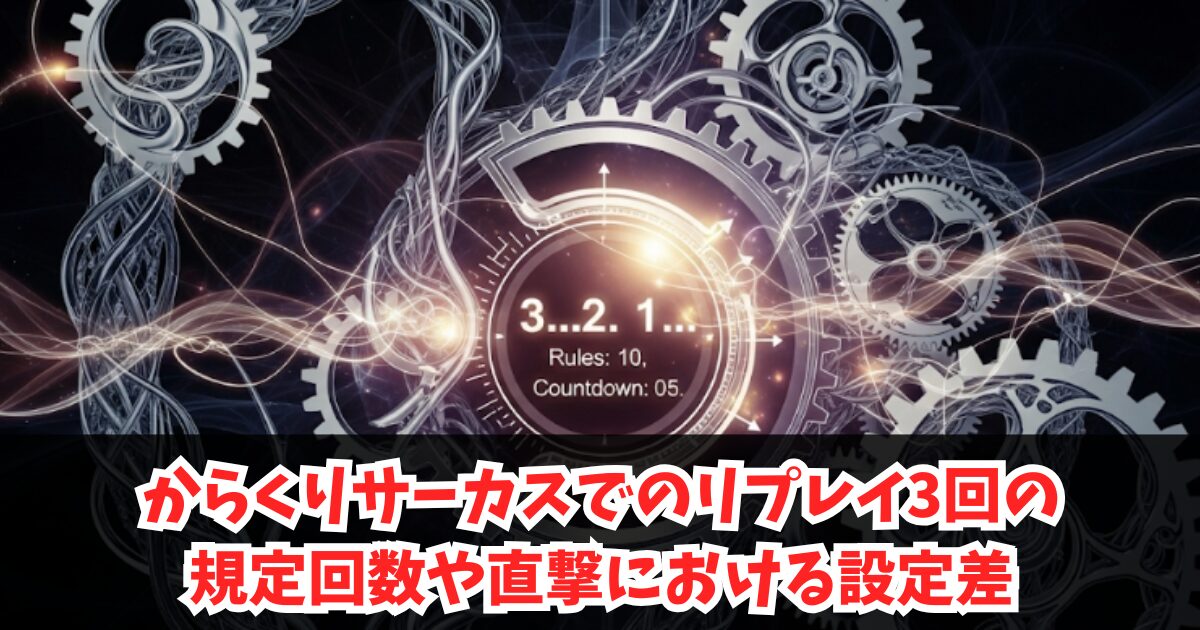 からくりサーカスでのリプレイ3回の規定回数や直撃における設定差