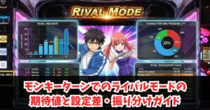 モンキーターンでのライバルモードの期待値と設定差・振り分けガイド