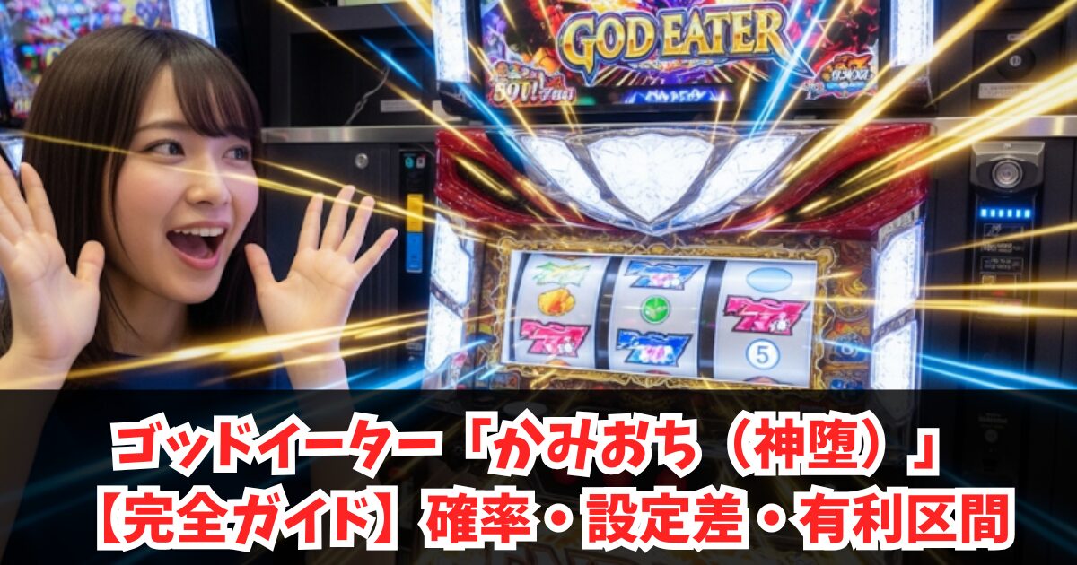 ゴッドイーター「かみおち(神堕)」【完全ガイド】確率・設定差・有利区間