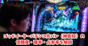 ゴッドイーターパチンコ先バレ（神告知）の信頼度・確率・占有率を解説