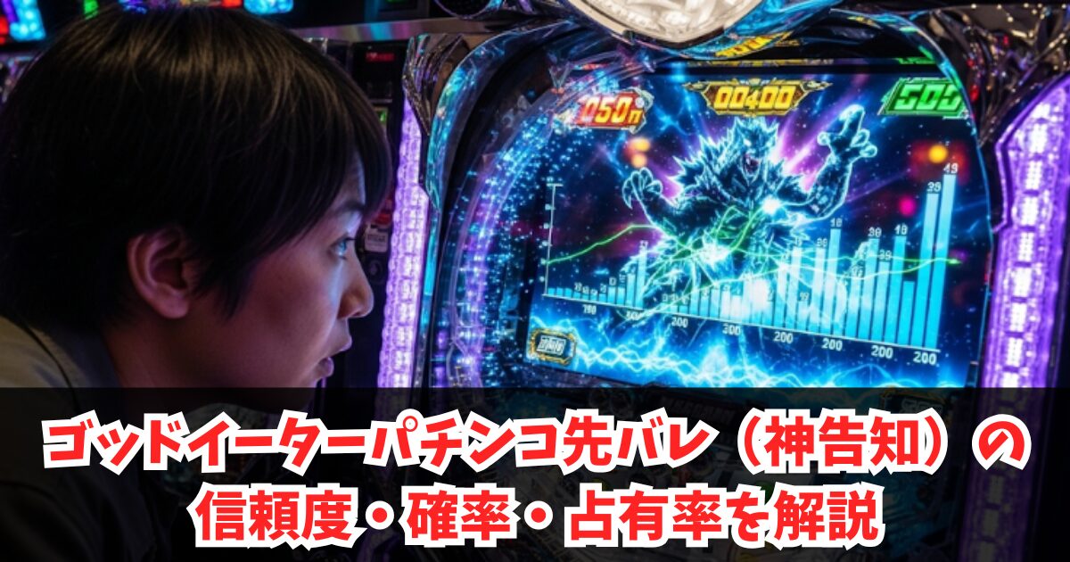ゴッドイーターパチンコ先バレ(神告知)の信頼度・確率・占有率を解説