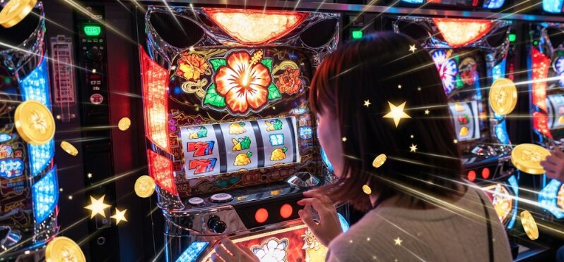沖ドキゴールドの光り方（赤）とモード示唆一覧