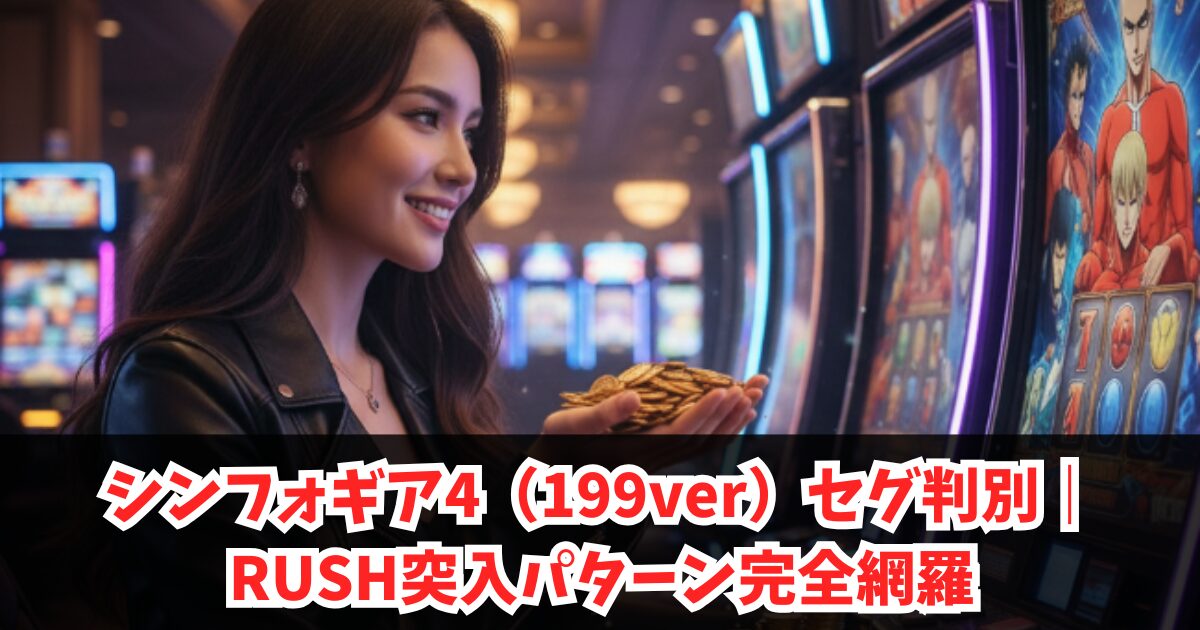 シンフォギア4(199ver)セグ判別|RUSH突入パターン完全網羅