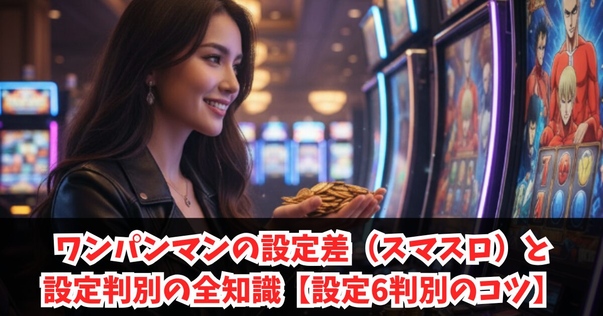 ワンパンマンの設定差（スマスロ）と設定判別の全知識【設定6】