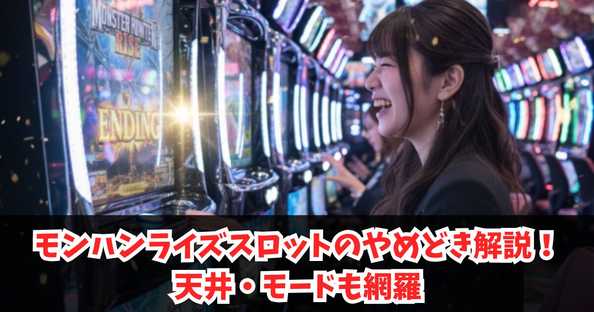 モンハンライズスロットのやめどき解説!天井・モードも網羅