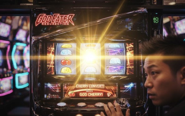 ゴッドイータースマスロの中段チェリーの確率と恩恵