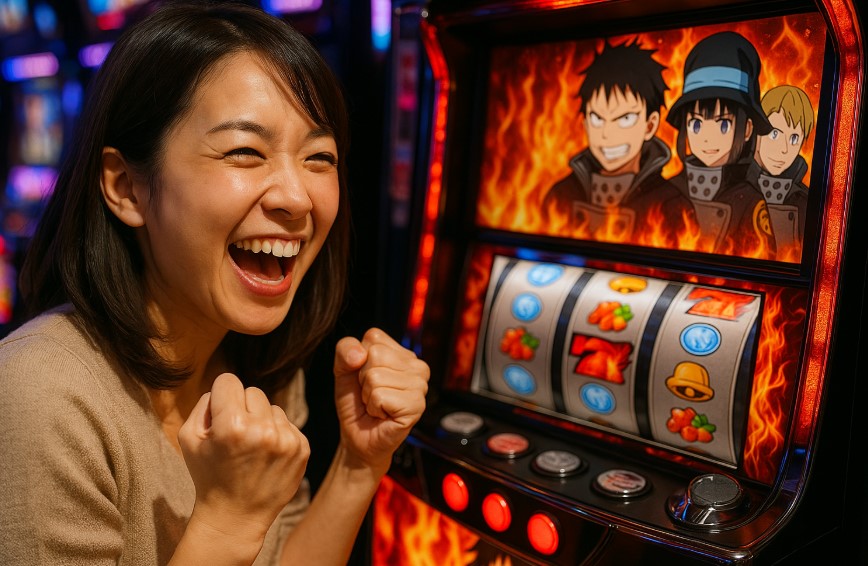 ラッキーすけべられボーナスのストック示唆解説【スマスロ炎炎】