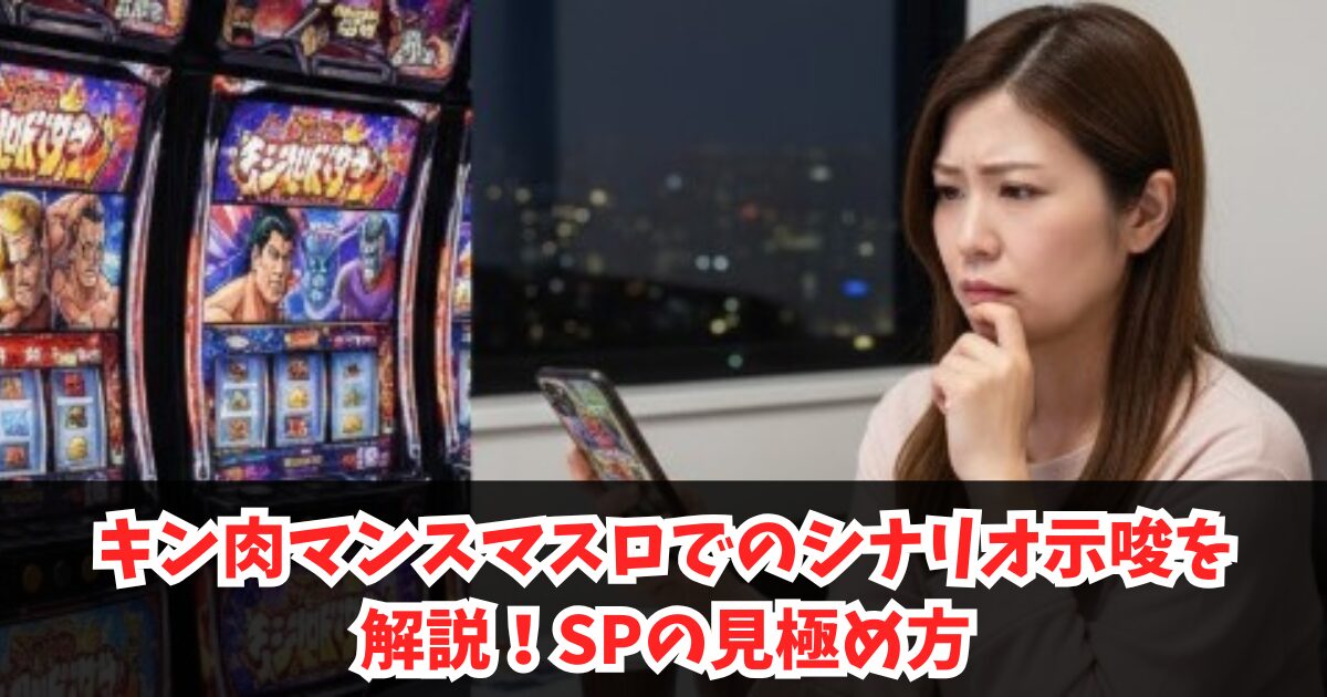 キン肉マンスマスロでのシナリオ示唆を解説！SPの見極め方