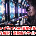 ヴァルヴレイヴ2でのAT直撃の発生条件と確率を解説！高設定のサインか？