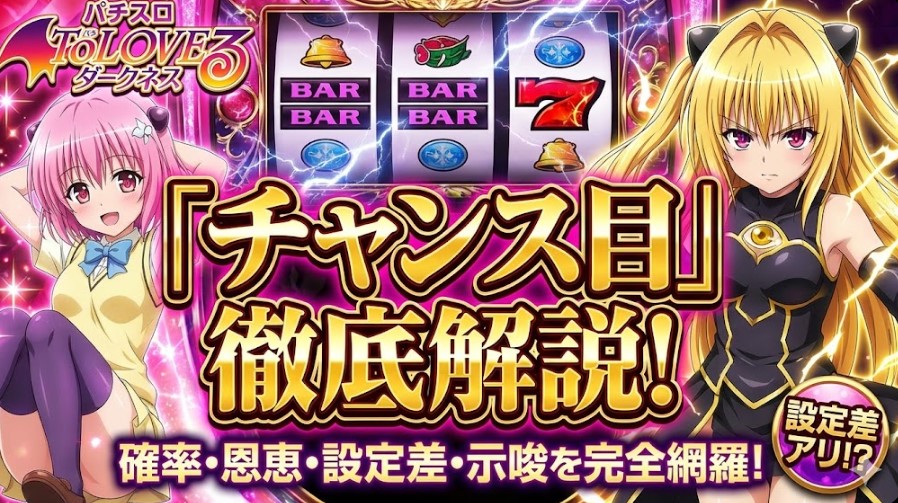 トラブルのチャンス目確率・オールスター目・ハーレム目の恩恵や設定差を徹底解説