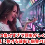 パチンコ負けすぎて頭おかしくなる人必見！負ける確率と借金の末路