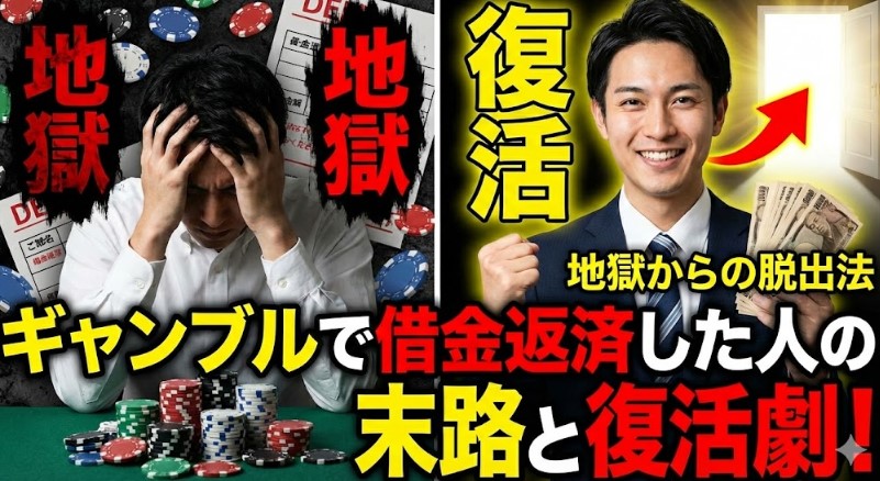 ギャンブルで借金返済した人の末路と復活劇！地獄からの脱出法