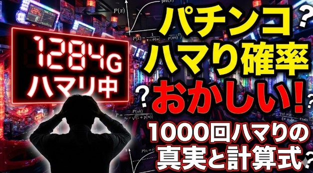 パチンコのハマり確率がおかしい！1000回ハマりの真実と計算式