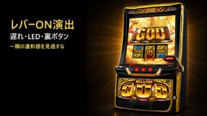 スマスロ ミリオンゴッド-神々の軌跡- レバーON演出まとめ｜遅れ・LED・裏ボタンの見方