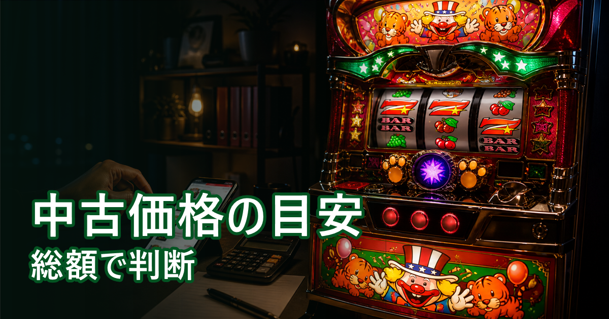 マイジャグラーV中古価格の目安｜実機購入前に見る相場・送料・保証